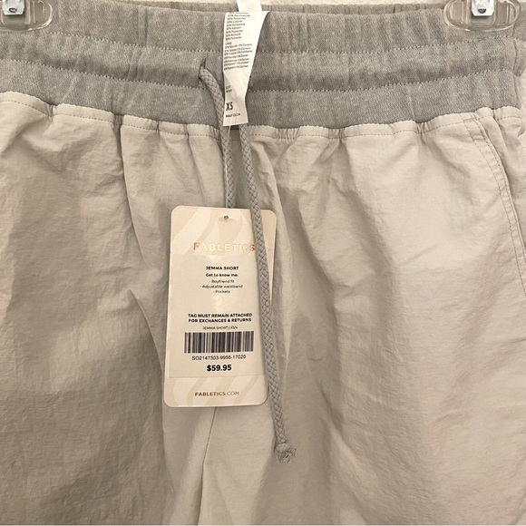 Fabletics grey shorts. Never worn. New with tags - Picture 3 of 4